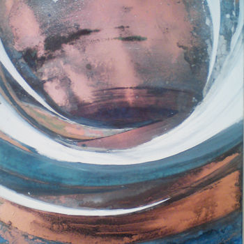 Pintura intitulada "tourbillon011.jpg" por Omkara, Obras de arte originais, Acrílico
