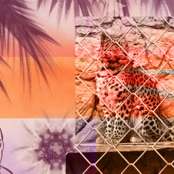 Disegno intitolato "leopard2lamour.jpg" da Omkara, Opera d'arte originale, Fotografia digitale