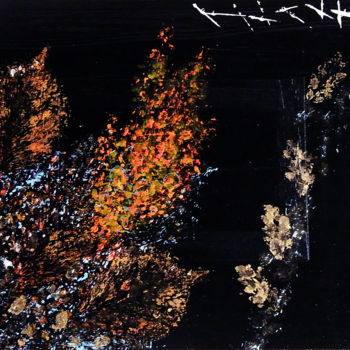 「MIROIR D'AUTOMNE 6」というタイトルの絵画 Isabelle Nivetによって, オリジナルのアートワーク, アクリル