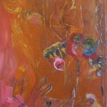Peinture intitulée "CELEBRATION A LA BE…" par Isabelle Nivet, Œuvre d'art originale, Huile