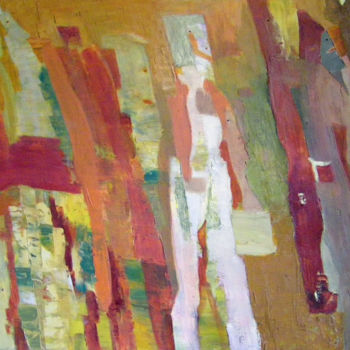 Pintura intitulada "SERIE MEMOIRES " la…" por Isabelle Nivet, Obras de arte originais, Óleo