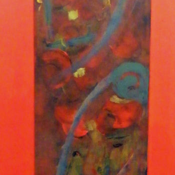 Painting titled "SERIE CARTON " venu…" by Isabelle Nivet, Original Artwork