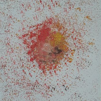 Pittura intitolato "Splashes" da Ommo Saffaretti, Opera d'arte originale, Gouache