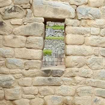 Fotografia intitolato "VIDA VENTANA VERDE…" da Omsurya Sandra Inti Ruphay, Opera d'arte originale