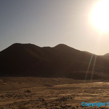 Photography titled "NAZCA ROAD RAINBOW…" by Omsurya Sandra Inti Ruphay, Original Artwork