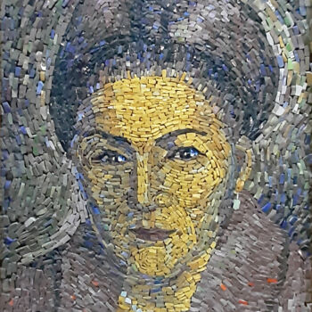 Sculpture titled "Portrait of People'…" by Onalbek Aiin, Original Artwork, Mosaic