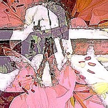 Arts numériques intitulée "matador-lys rose" par Onaria, Œuvre d'art originale