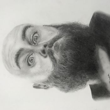Drawing titled "Portret01" by Linx Arts, Original Artwork, Pencil