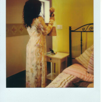 Fotografie mit dem Titel "La dama misteriosa" von Oniraz Photo, Original-Kunstwerk, Analog Fotografie