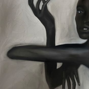 Картина под названием "Dance of thoughts" - Anastasia Ovechkina, Подлинное произведение искусства, Масло