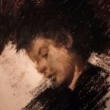 Pittura intitolato "studio su A.M paste…" da Mal, Opera d'arte originale