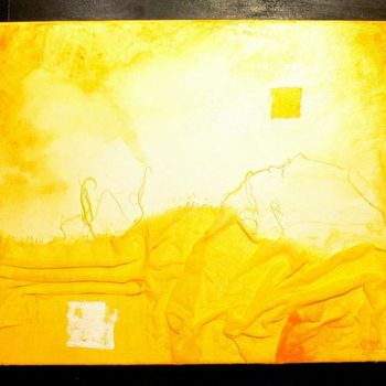 Painting titled "LUMIERE 1" by Oso, Original Artwork, Acrylic