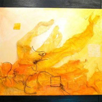 Painting titled "LUMIERE 5" by Oso, Original Artwork, Acrylic