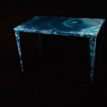 Design titled "table "ici et là ba…" by Ôr Orosco, Original Artwork, Furniture