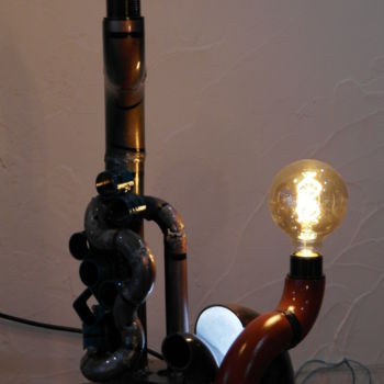 Design intitolato "Lampe de "L'apprent…" da Ôr Orosco, Opera d'arte originale, Oggetti