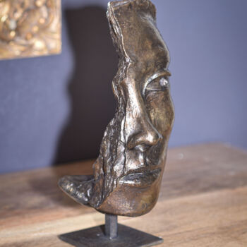 Sculpture titled "Melancholia bronze" by Orane Verdier, Original Artwork, Bronze