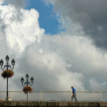 Fotografie getiteld "Le pont vieux" door Alain Brasseur, Origineel Kunstwerk