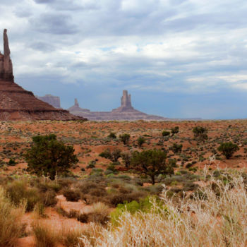 Fotografie getiteld "Monument Valley" door Alain Brasseur, Origineel Kunstwerk