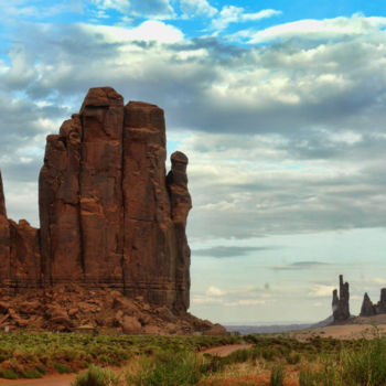 Fotografie mit dem Titel "Monument Valley" von Alain Brasseur, Original-Kunstwerk