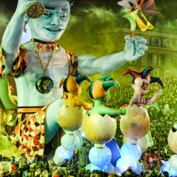 Photographie intitulée "2010 Carnaval de Ni…" par Alain Brasseur, Œuvre d'art originale