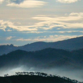 Photography titled "Bleu Cévennes" by Alain Brasseur, Original Artwork