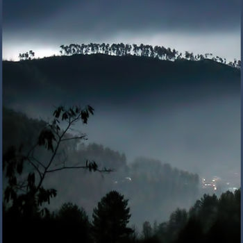 Photographie intitulée "Bleu Cévennes 2" par Alain Brasseur, Œuvre d'art originale