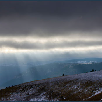 Photographie intitulée "Le bel hiver.....55" par Alain Brasseur, Œuvre d'art originale