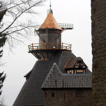 Fotografia intitolato "Château du Haut-Kœn…" da Alain Brasseur, Opera d'arte originale