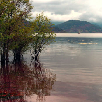 Fotografía titulada "Lac de Salagou - 6" por Alain Brasseur, Obra de arte original