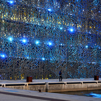 Fotografia zatytułowany „Mucem de nuit” autorstwa Alain Brasseur, Oryginalna praca