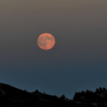 Photography titled "Pleine lune." by Alain Brasseur, Original Artwork