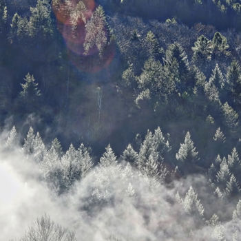 Photographie intitulée "Soleil levant. 2" par Alain Brasseur, Œuvre d'art originale