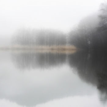 Fotografia intitulada "Brouillard sur le l…" por Alain Brasseur, Obras de arte originais