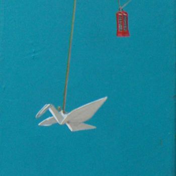 Ζωγραφική με τίτλο "Origami" από Orcas Azerlav, Αυθεντικά έργα τέχνης, Άλλος