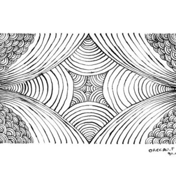 Drawing titled "Space" by Frédéric Orceau, Original Artwork, Other