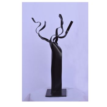 Sculpture titled "escultuta-de-arbol-…" by Ricardo Orduz Ordoñez, Original Artwork