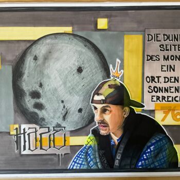 Zeichnungen mit dem Titel "„HAZE76“ von ORES24" von Ores24, Original-Kunstwerk, Marker