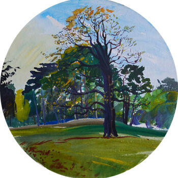 Peinture intitulée "Bois Boulogne 4" par Orest Hrytsak, Œuvre d'art originale, Acrylique