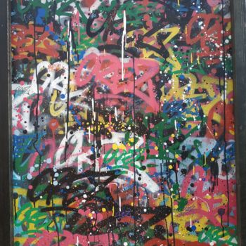 Peinture intitulée "The punisher 2" par Orez, Œuvre d'art originale, Bombe aérosol