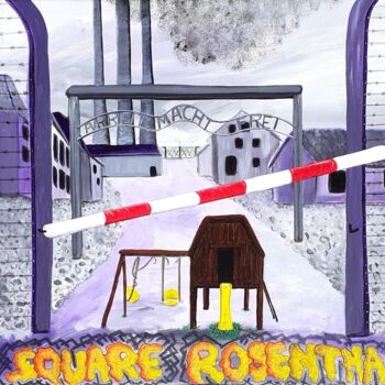 Peinture intitulée "Square Rosenthal" par O.M.A., Œuvre d'art originale, Acrylique