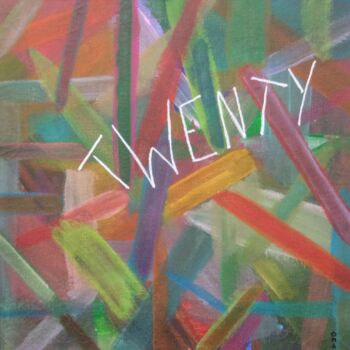 Painting titled "Twenty" by O.M.A., Original Artwork, Acrylic