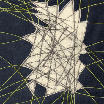 Gravures & estampes intitulée "Croissance 3" par O.M.A., Œuvre d'art originale, Monotype