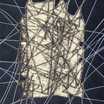 Obrazy i ryciny zatytułowany „Croissance 5” autorstwa O.M.A., Oryginalna praca, Monotypia