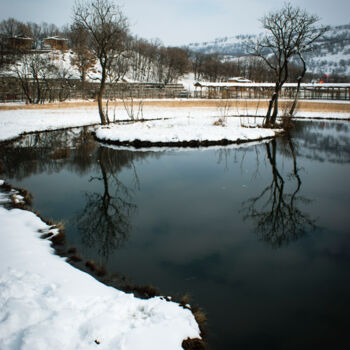 "göl ve yansıma" başlıklı Fotoğraf Orhan Güldeste tarafından, Orijinal sanat, Fotoşoplu fotoğrafçılık