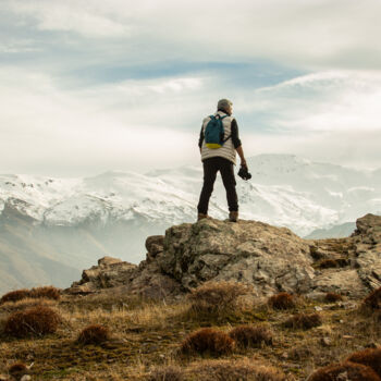 Photography titled "man in nature" by Orhan Güldeste, Original Artwork, Digital Photography