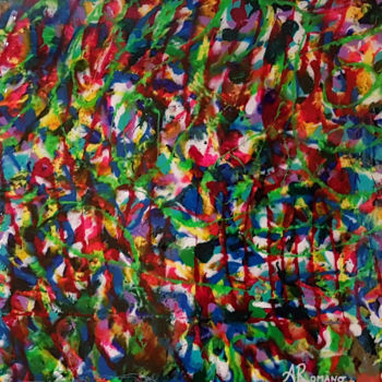 「Colourful Conscious…」というタイトルの絵画 Alexandra Romanoによって, オリジナルのアートワーク, アクリル