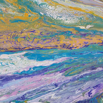 제목이 "Chaotic Waves | 20"…"인 미술작품 Alexandra Romano로, 원작, 아크릴