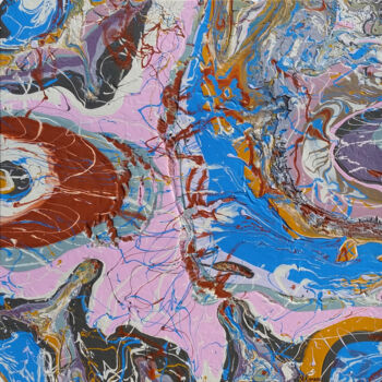 Schilderij getiteld "Tectonic Plates | 2…" door Alexandra Romano, Origineel Kunstwerk, Acryl
