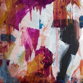 Pittura intitolato "Art Abstrait Abstra…" da Céline Marcoz, Opera d'arte originale, Acrilico