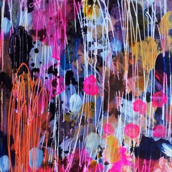 Painting titled "Art Abstrait Abstra…" by Céline Marcoz, Original Artwork, Acrylic